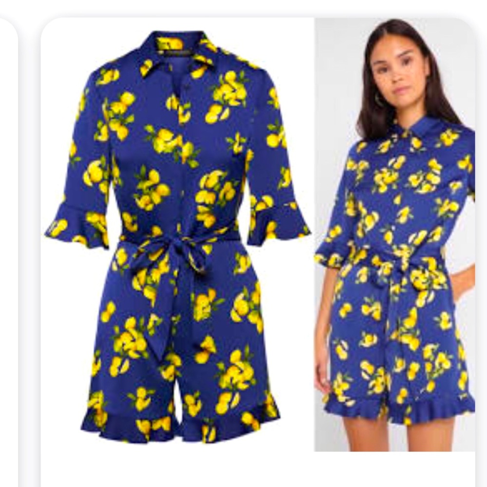 Banana Republic Lemon Romper